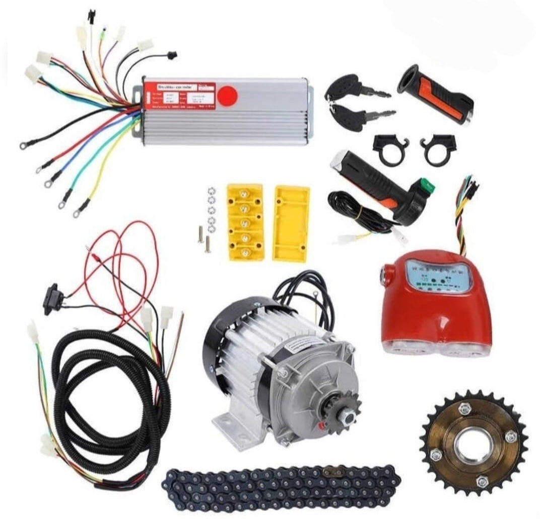 48v 750 watts EBike, Pedal Rickshaw BLDC Gear Motor Full Electric Conversion Kit